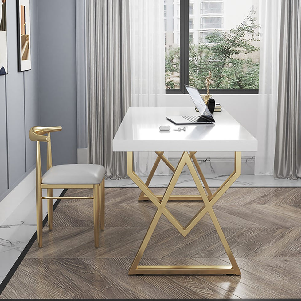 HMR - Modern Rectangular 40" Writing Desk with Base