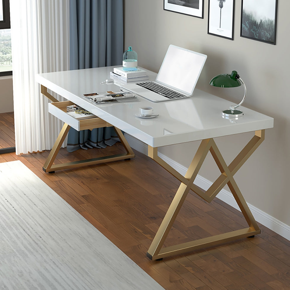 HMR - Modern Rectangular 40" Writing Desk with Base