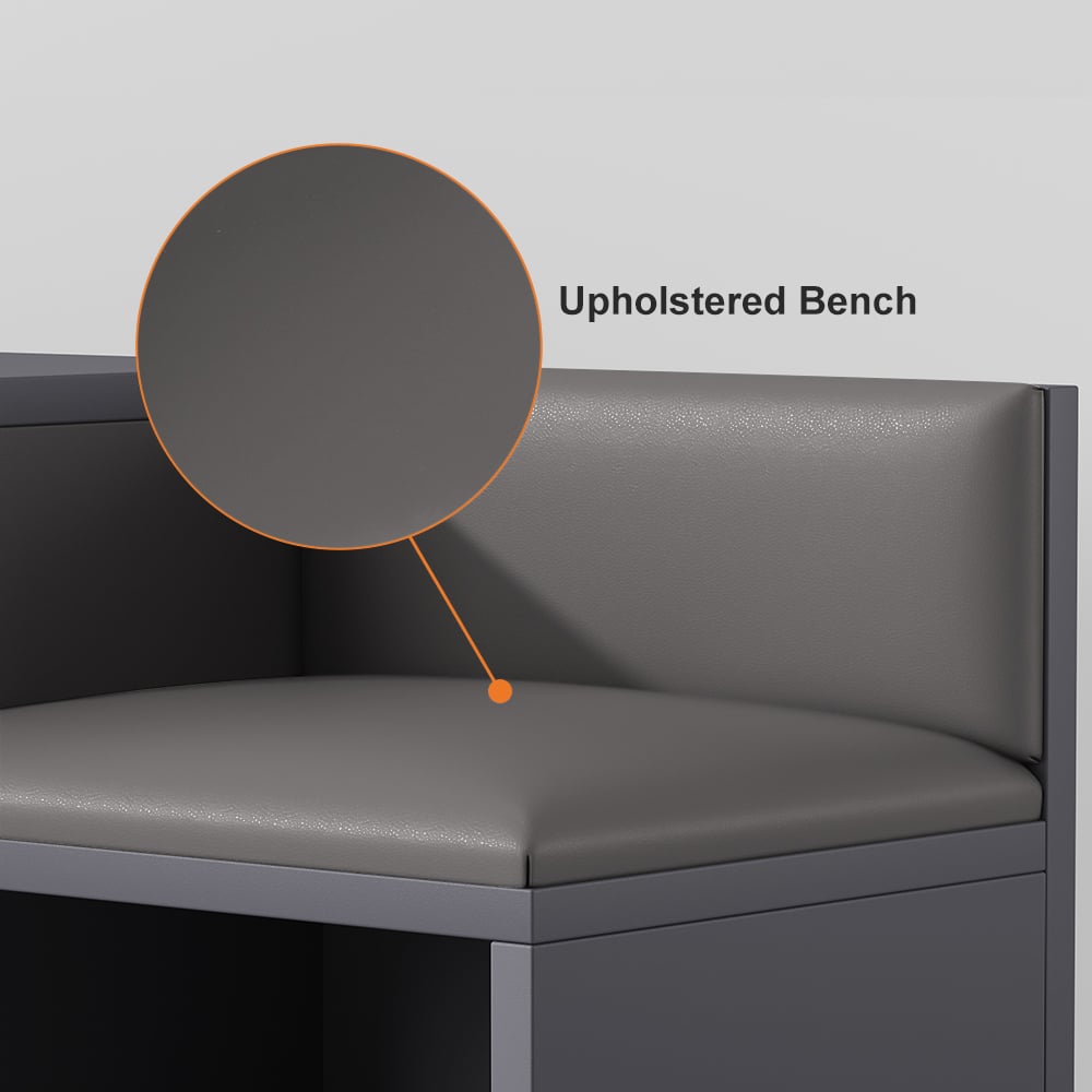 HMR - Yellar Series Modern 31" Shoe Rack Bench
