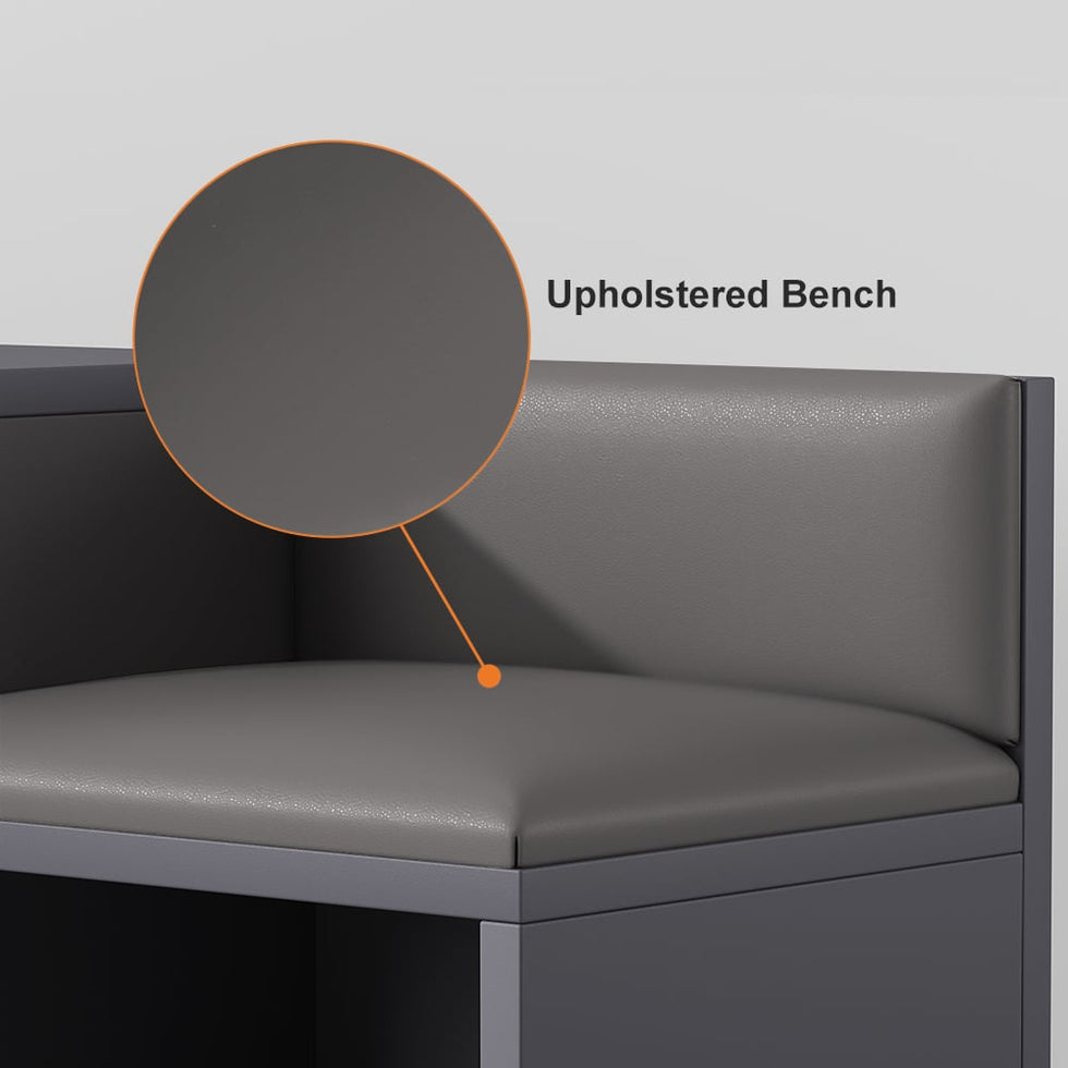 HMR - Yellar Series Modern 31" Shoe Rack Bench
