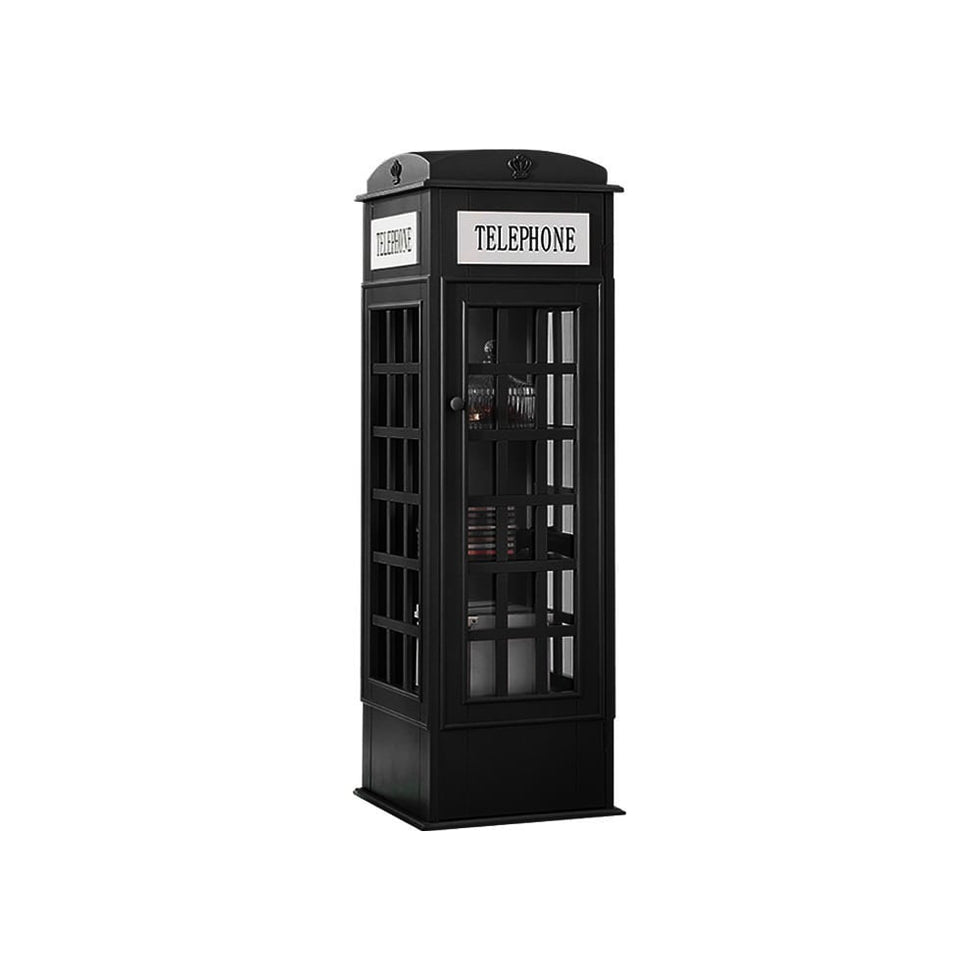 HMR - Phone Booth-Shaped Retro Kid's Bookcase