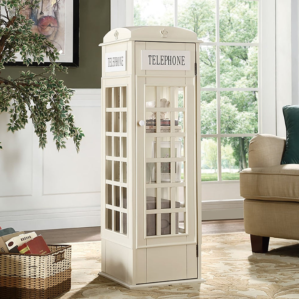 HMR - Phone Booth-Shaped Retro Kid's Bookcase