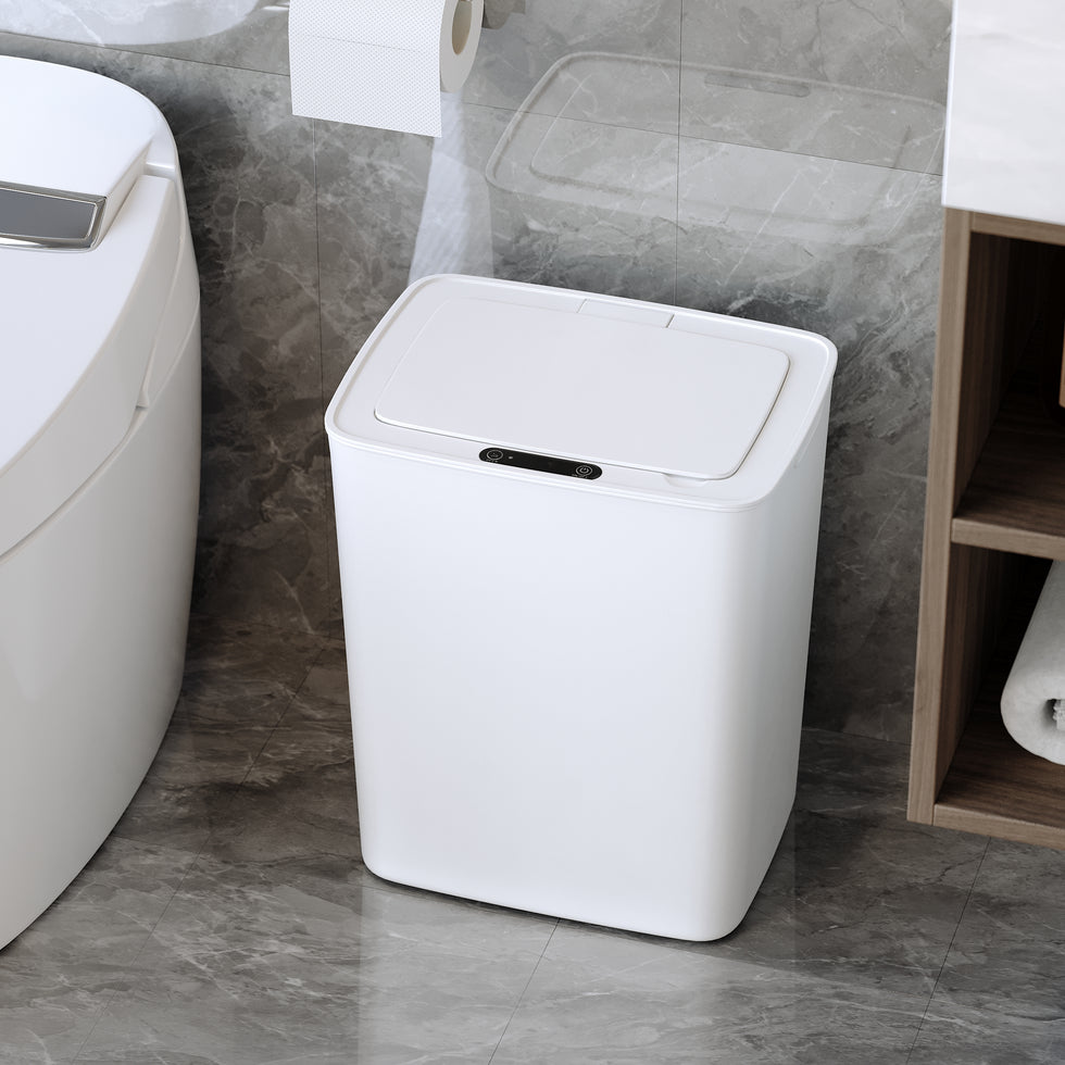 HMR - Intelligent Touchless Sensor Trash Can with Odor-Absorbing Deodorizer Area