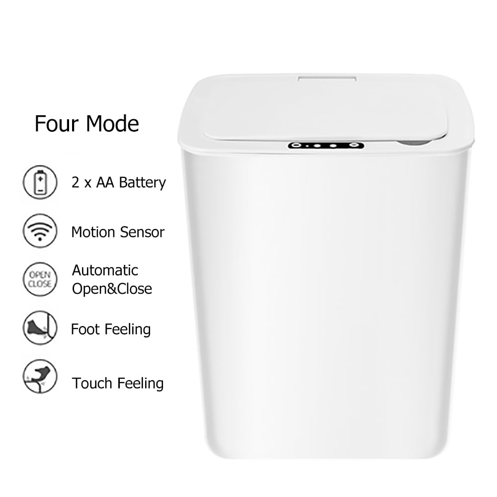 HMR - Intelligent Touchless Sensor Trash Can with Odor-Absorbing Deodorizer Area