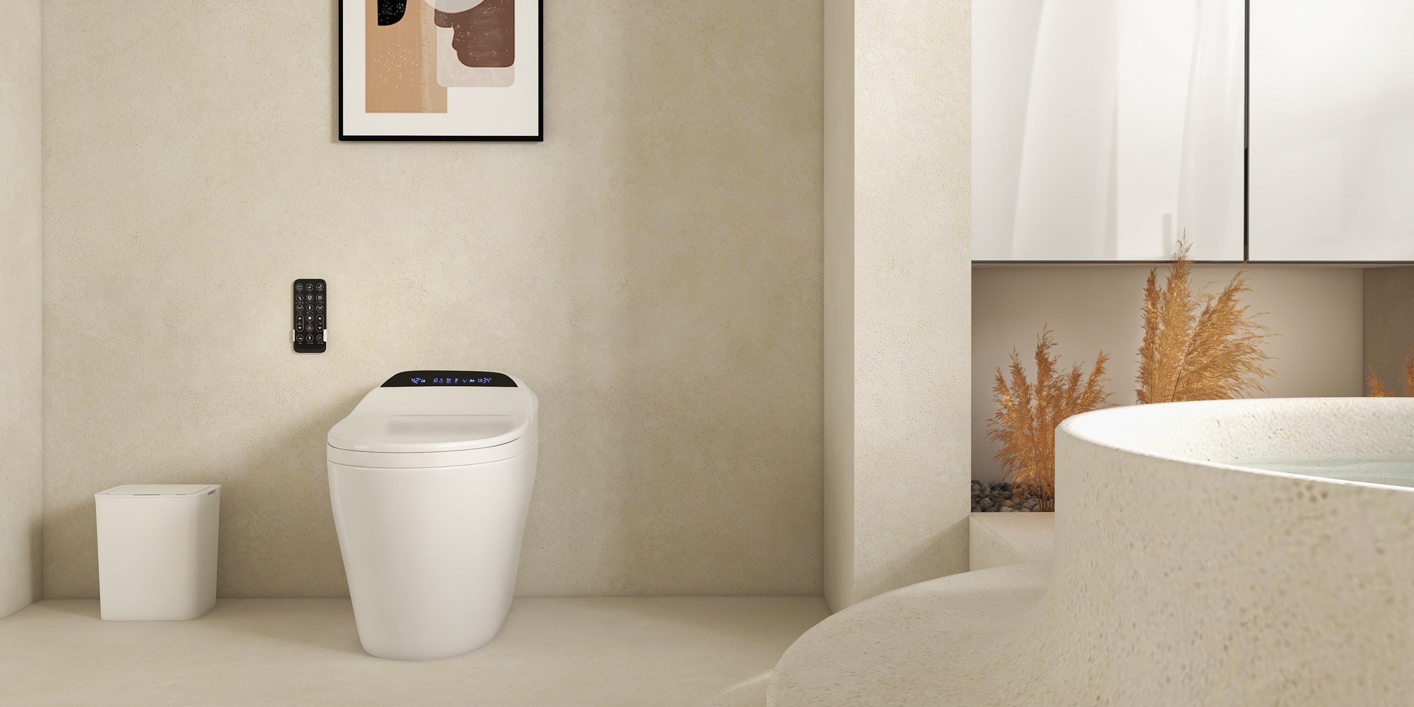 HMR - Intelligent Touchless Sensor Trash Can with Odor-Absorbing Deodorizer Area