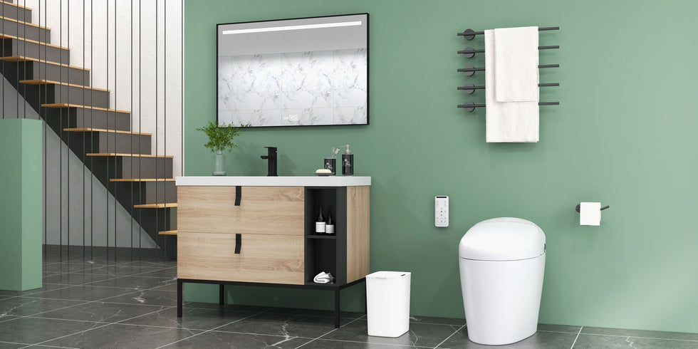 HMR - Intelligent Touchless Sensor Trash Can with Odor-Absorbing Deodorizer Area