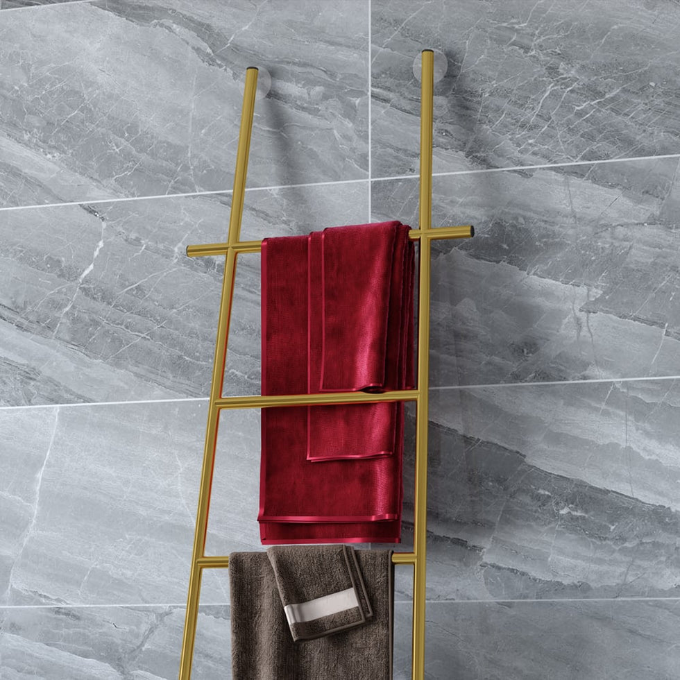 HMR - Modern Freestanding Bath Ladder Storage Towel Rack