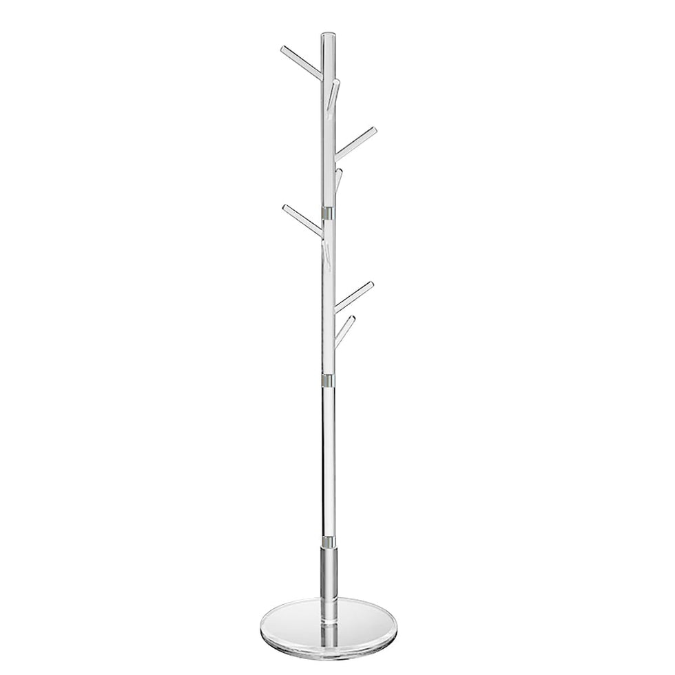 HMR - Minimalist 61" Tree Coat Rack Stand with 8 Hooks