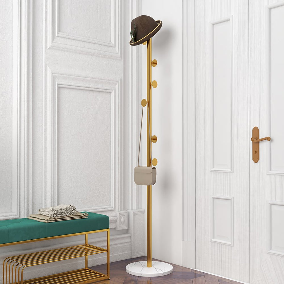 HMR - Modern Coat Rack with Button Hooks