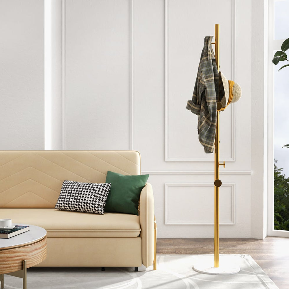 HMR - Modern Coat Rack with Button Hooks