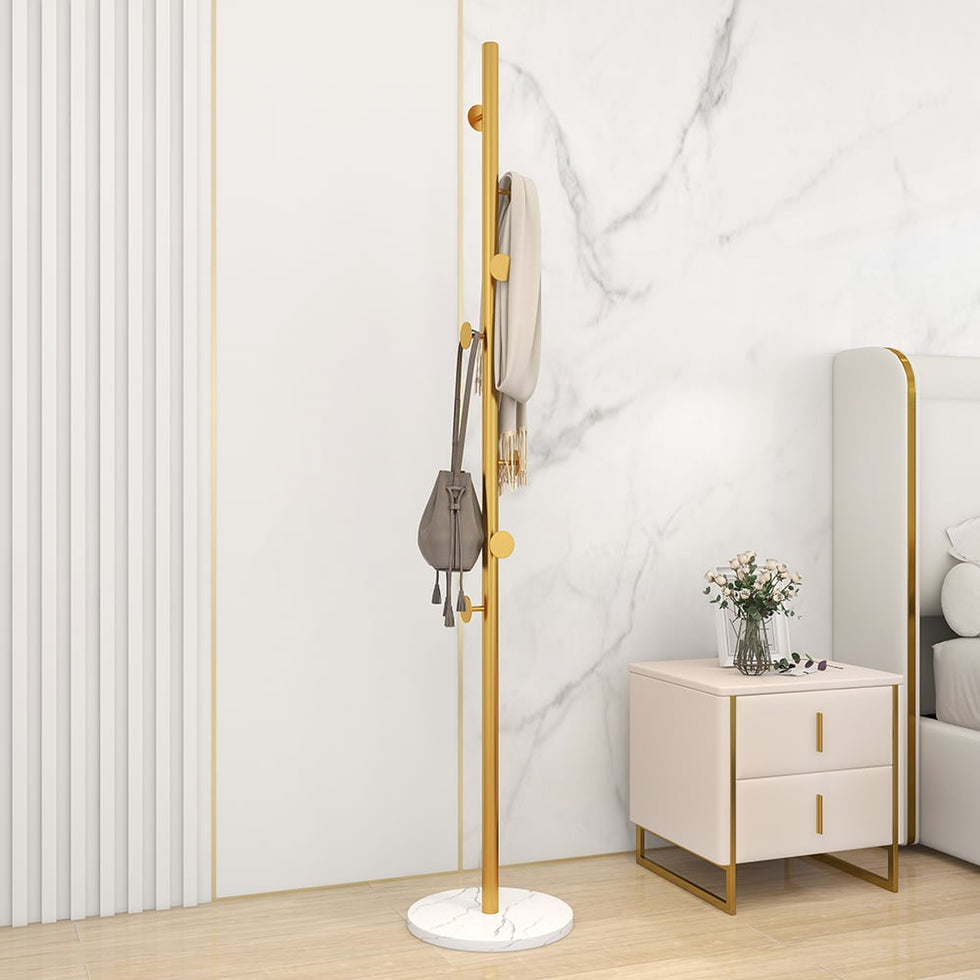 HMR - Modern Coat Rack with Button Hooks