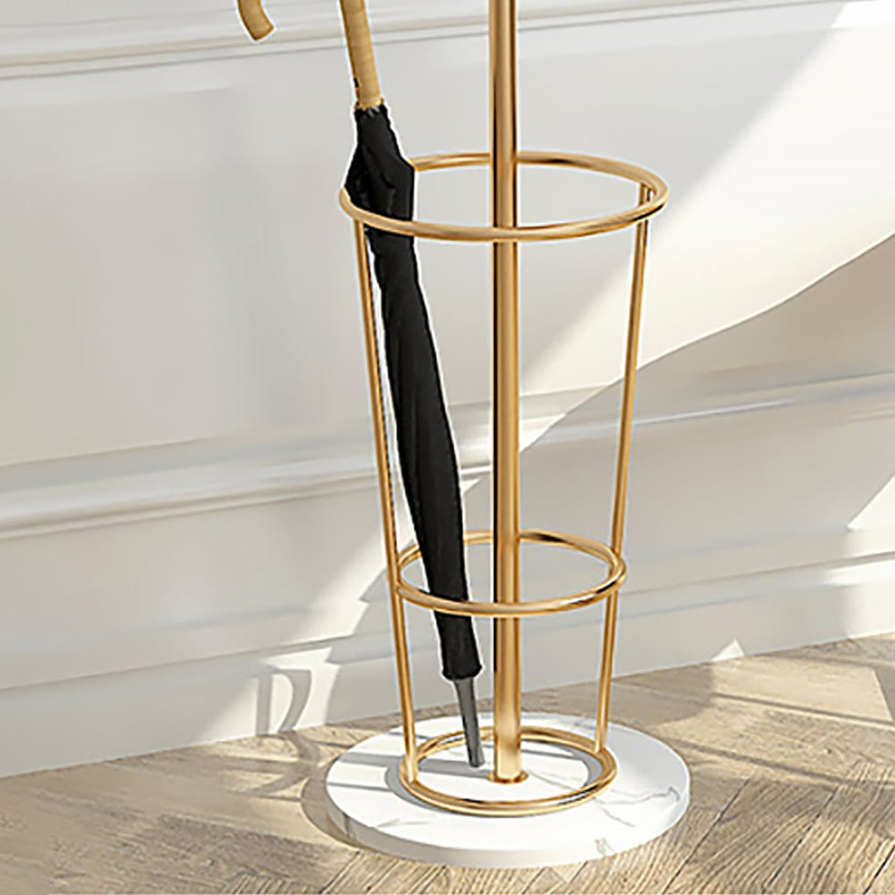 HMR - 67'' Coat Rack with Umbrella Rack Base