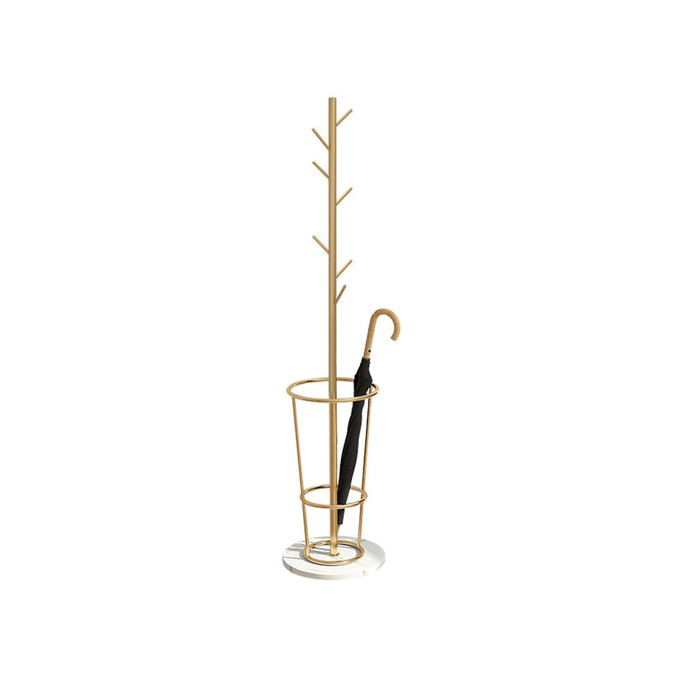 HMR - 67'' Coat Rack with Umbrella Rack Base