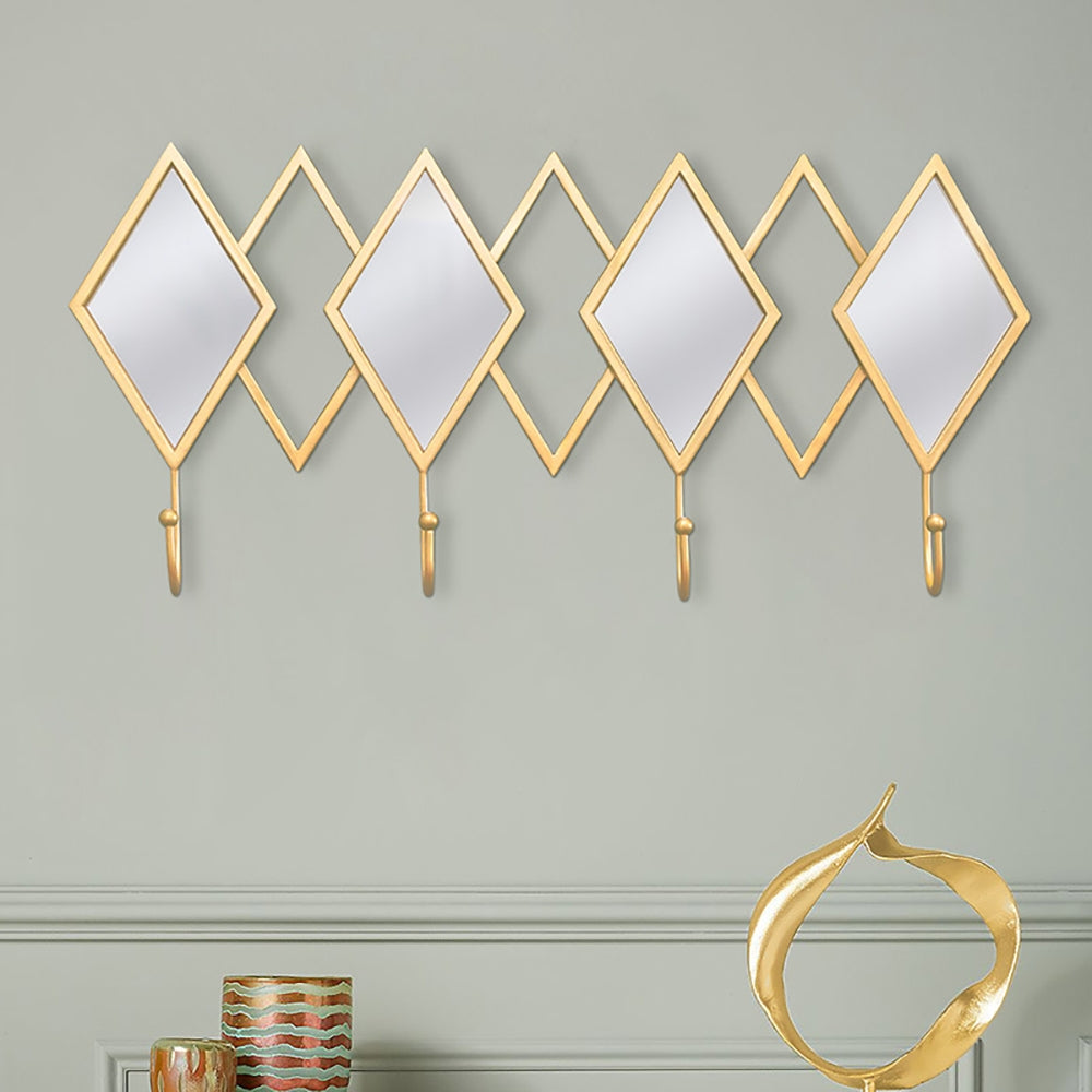 HMR - Luxury Entryway Wall-Mounted Coat Rack (Set of 2) in Multi-Color
