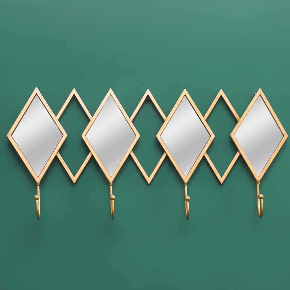 HMR - Luxury Entryway Wall-Mounted Coat Rack (Set of 2) in Multi-Color