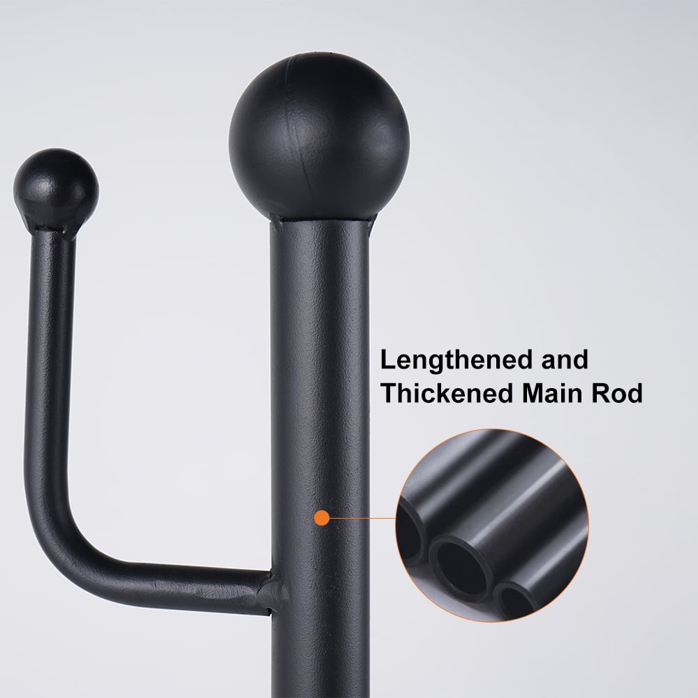 HMR - Standing Coat Rack with 7 Hooks