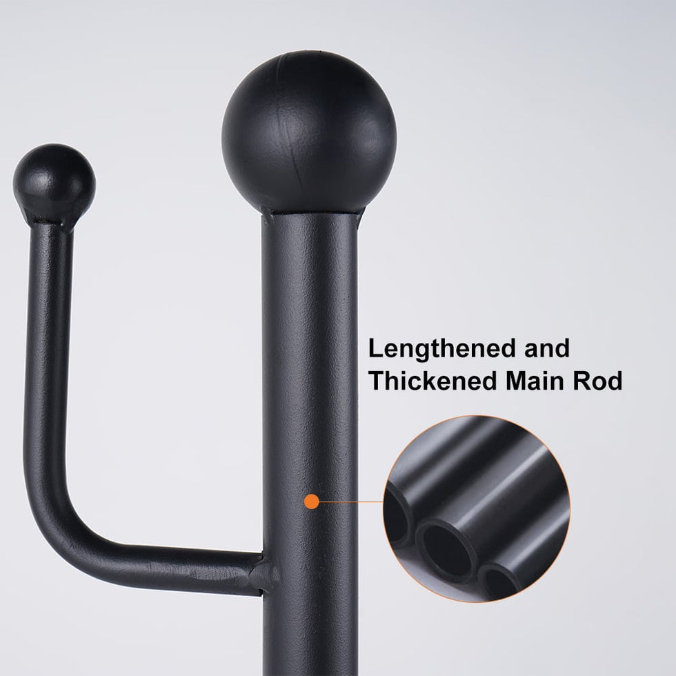 HMR - Standing Coat Rack with 7 Hooks