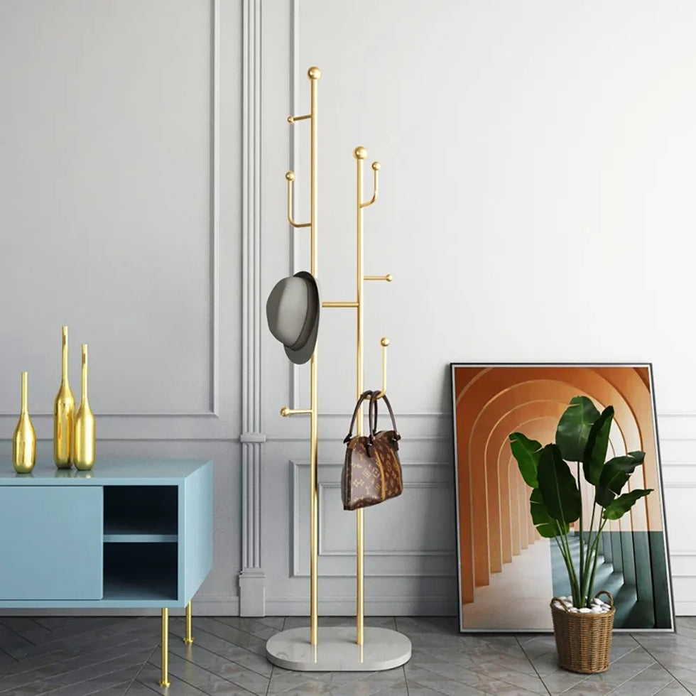 HMR - Standing Coat Rack with 7 Hooks