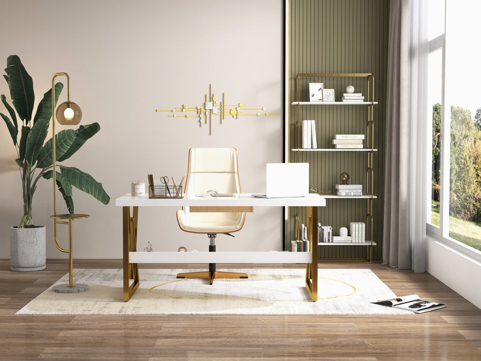 HMR - Modern Freestanding 32" Etagere Bookshelf