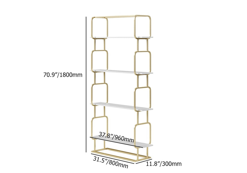 HMR - Modern Freestanding 32" Etagere Bookshelf