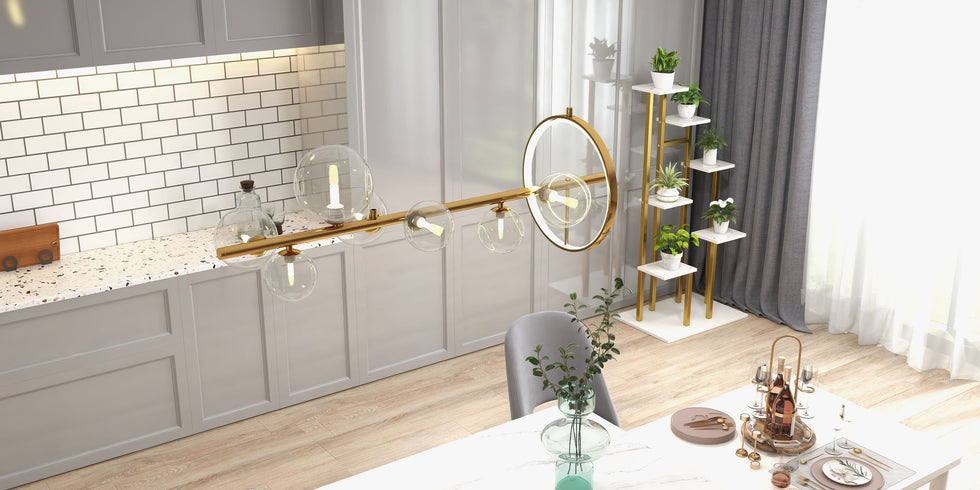 HMR - Modern 59" Ladder 7-Tiered Plant Stand