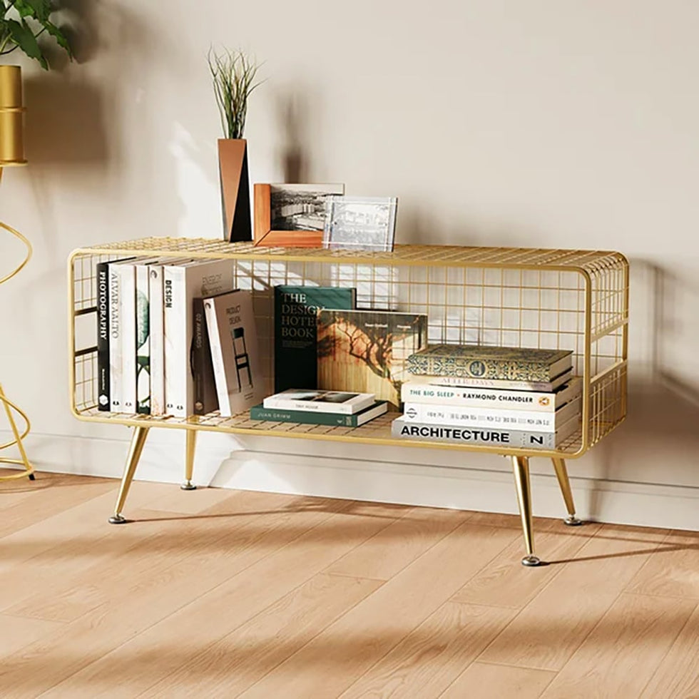 HMR - Modern Mesh Standing 20" Etagere Bookshelf