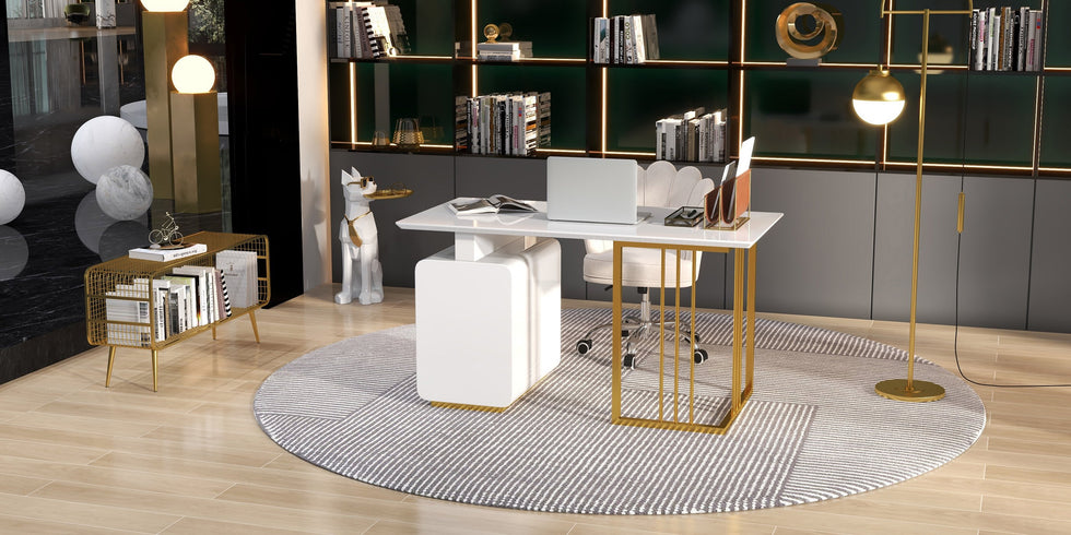 HMR - Modern Mesh Standing 20" Etagere Bookshelf