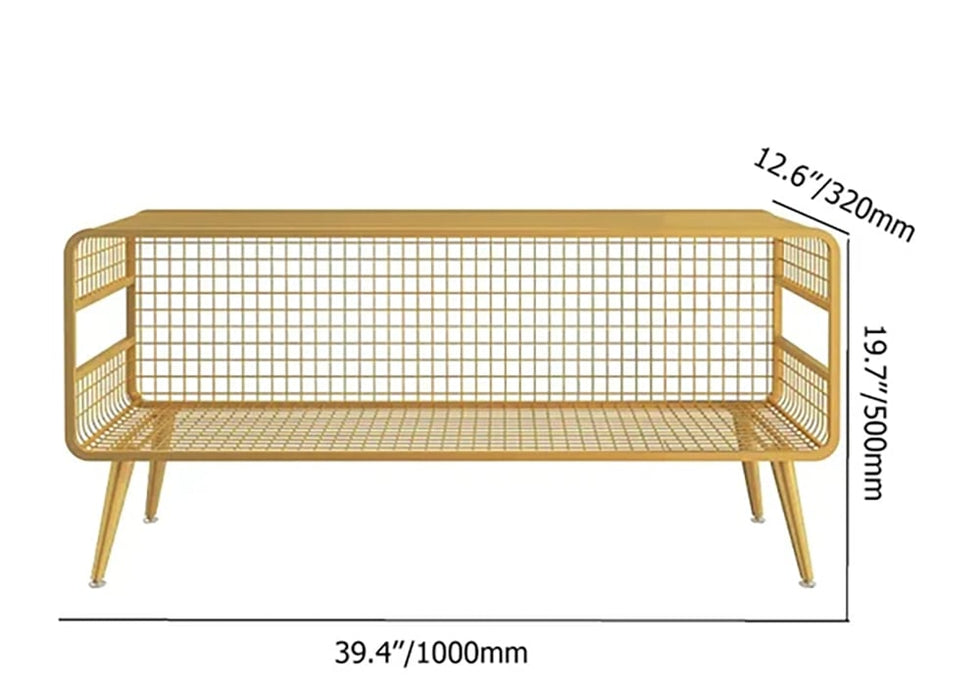 HMR - Modern Mesh Standing 20" Etagere Bookshelf