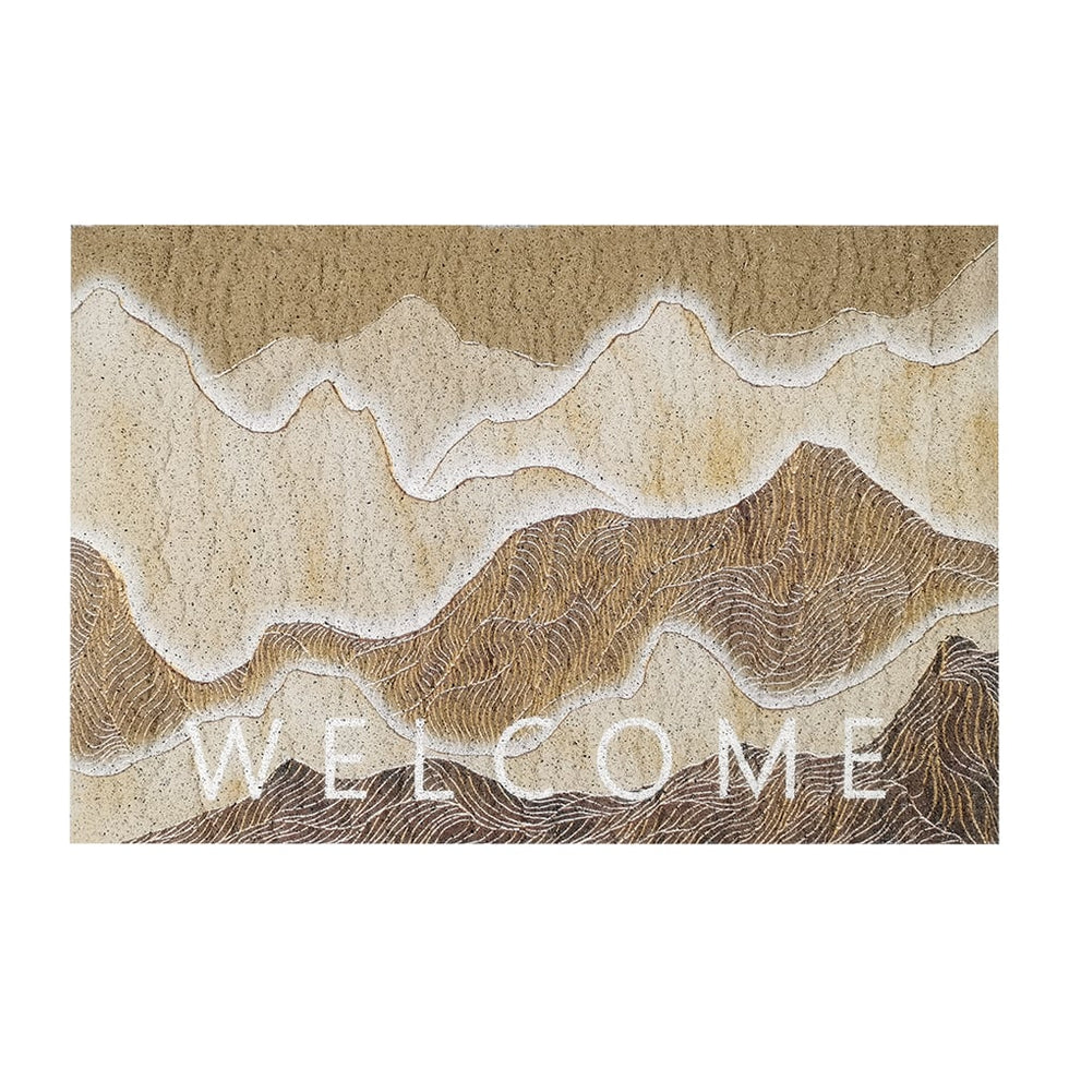 HMR - 2' x 3' Natural Scenery Morden Novelty Non-slip Front Door Mat PVC Entryway Rug