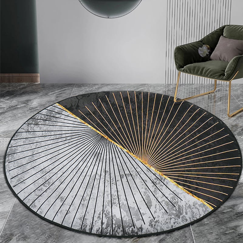 HMR - Modern Abstract 5' x 7' Rectangle Area Rug