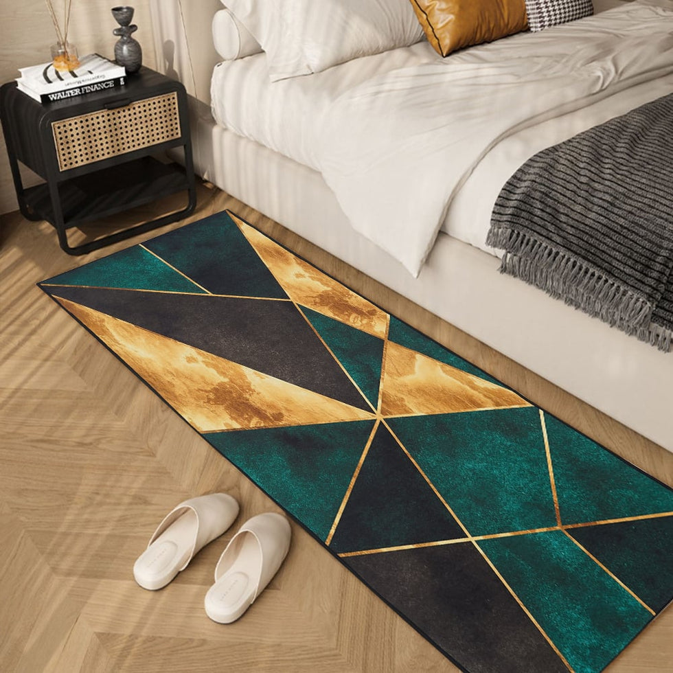 HMR - Modern 5' x 7' Geometric Rectangular Area Rug