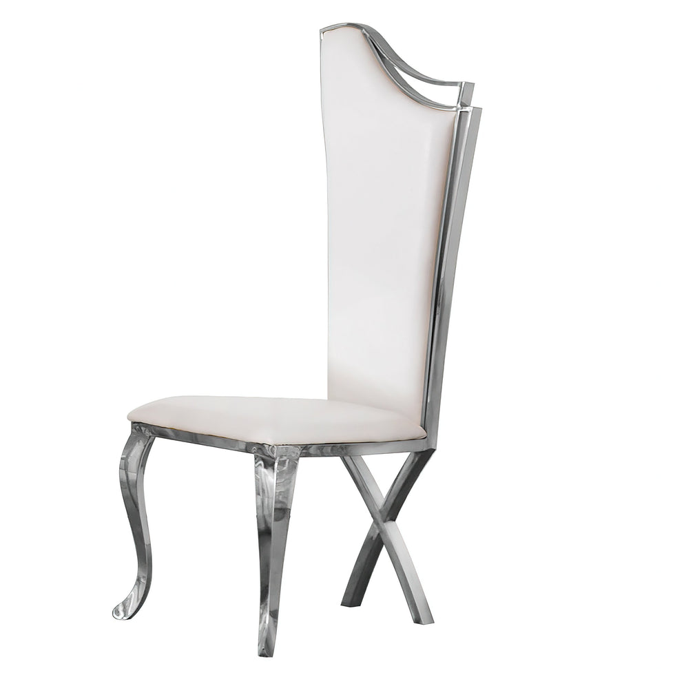 HMR - Affordable Luxury Modern Dining Chairs with PU Leather Upholstery Set of 2