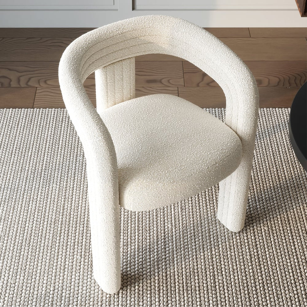 HMR - Modern Sherpa Dining Chairs