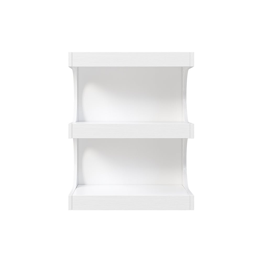 HMR - 64.2" Modern Writing Desk Office Desk with 1 Drawer & 4 Open Shelves
