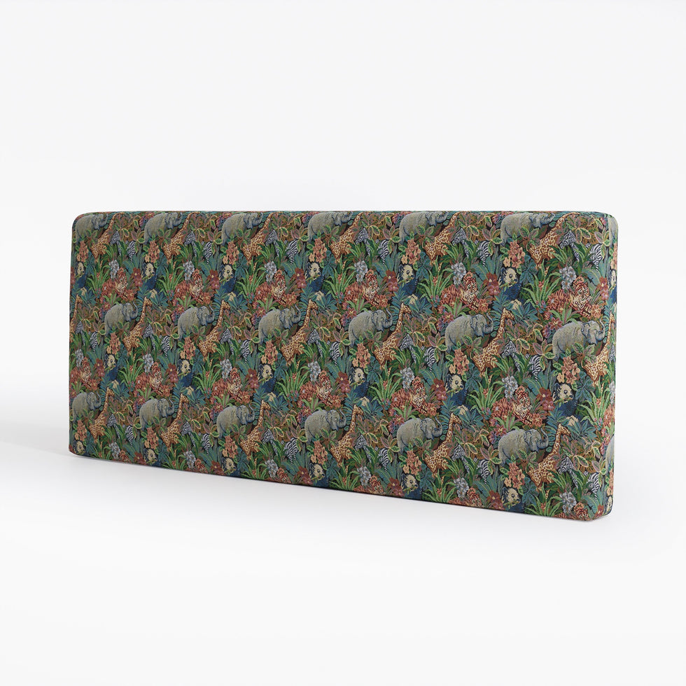 HMR - Vintage Queen Jacquard Upholstered Headboard Pillow