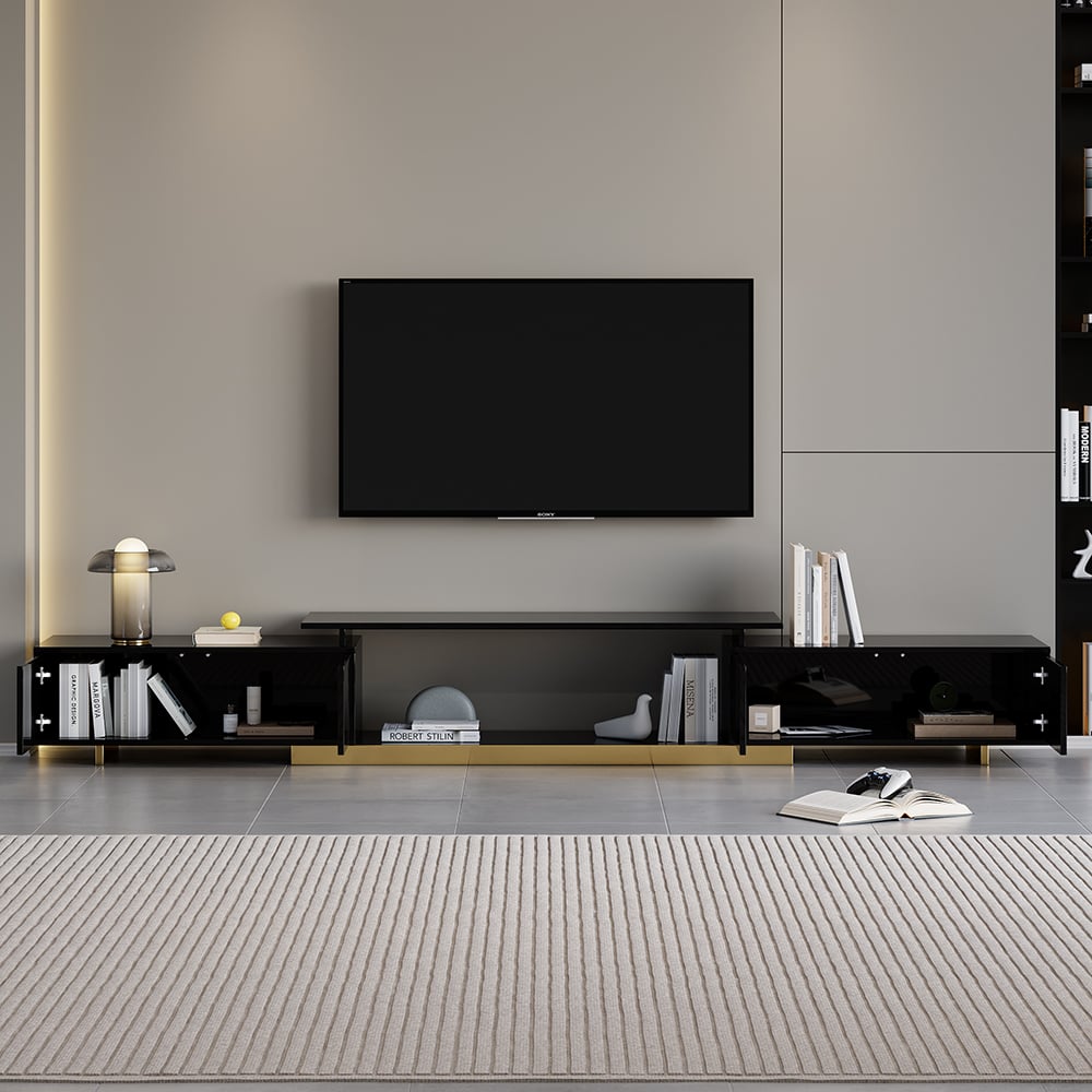 HMR - Mordelle Extendable TV Stand with Storage (63"-95")