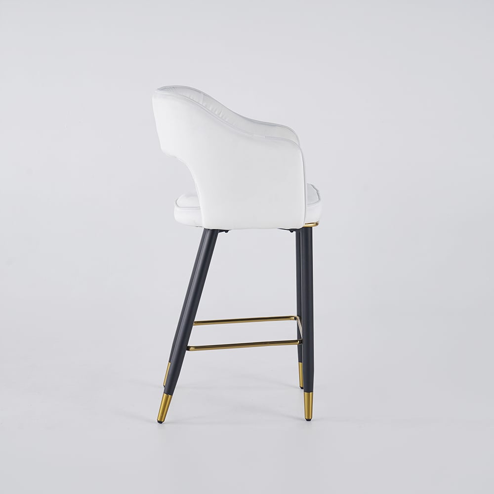 HMR - Modern 43" Bar Stools with Velvet Upholstery