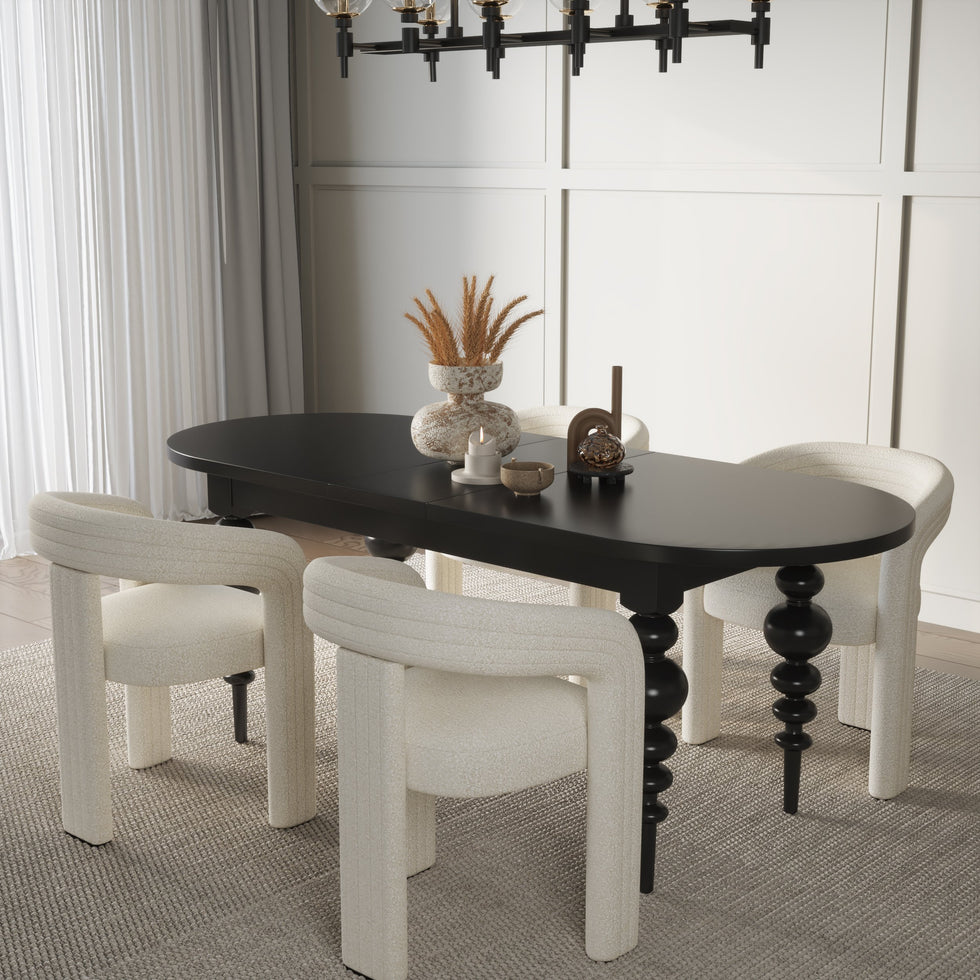 HMR - Dining Set 67"-79" Extendable Dining Table
