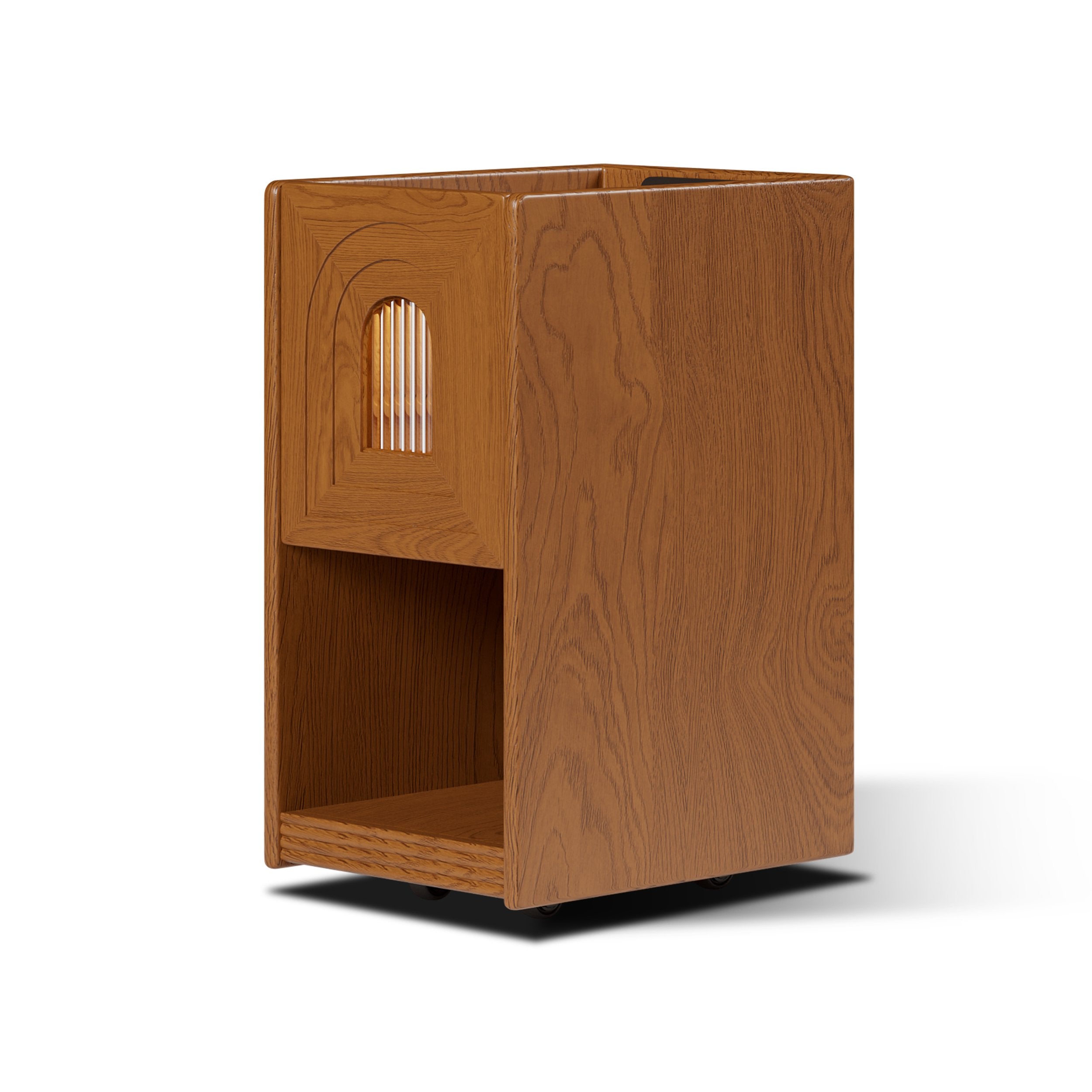 HMR - Mid-Century Modern Narrow Smart Nightstand