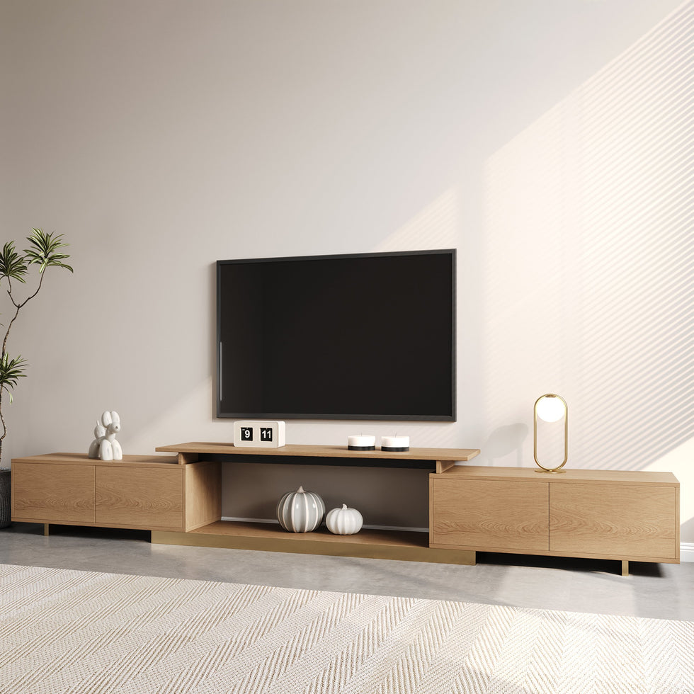 HMR - Mordelle Extendable TV Stand with Storage (63"-95")
