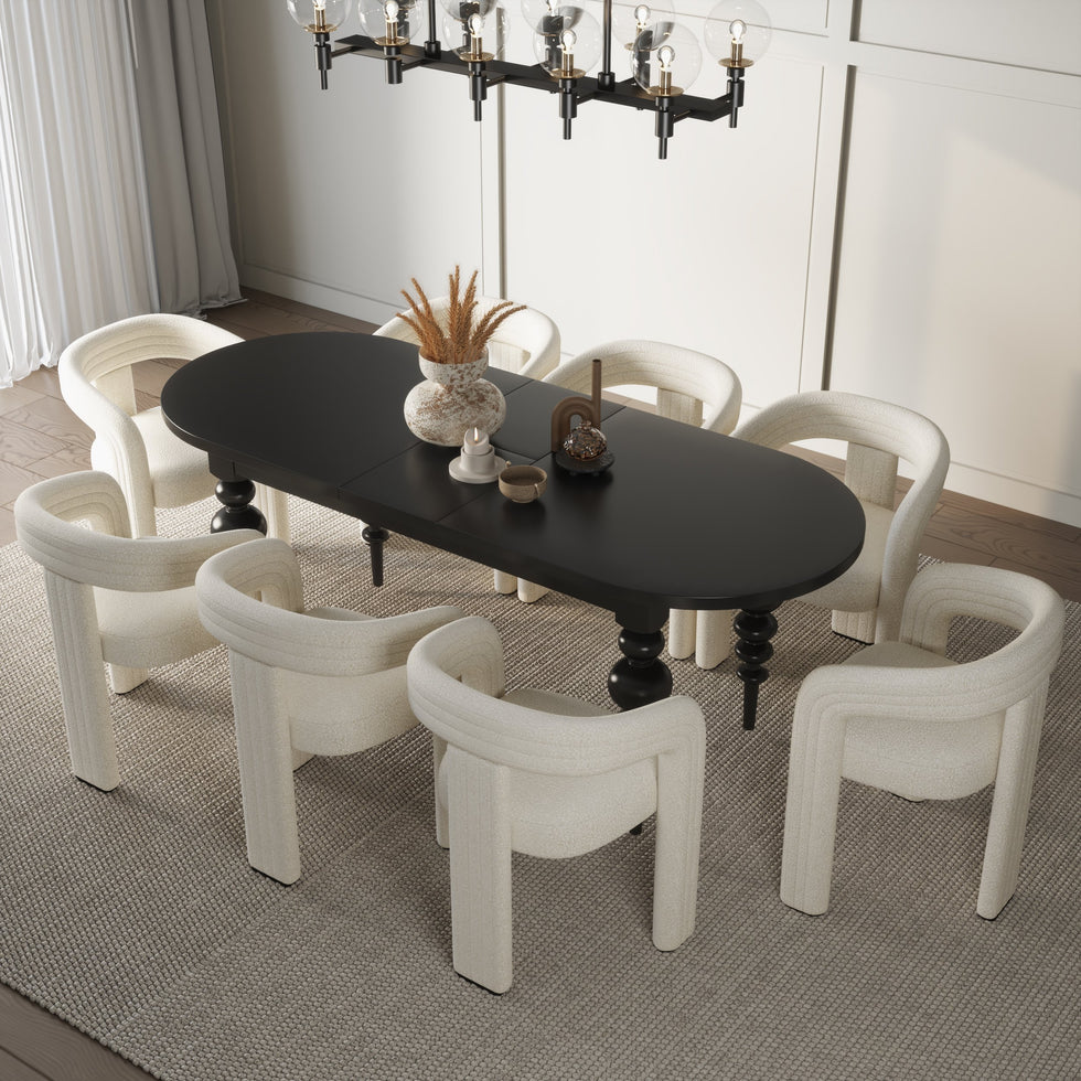 HMR - Dining Set 67"-79" Extendable Dining Table
