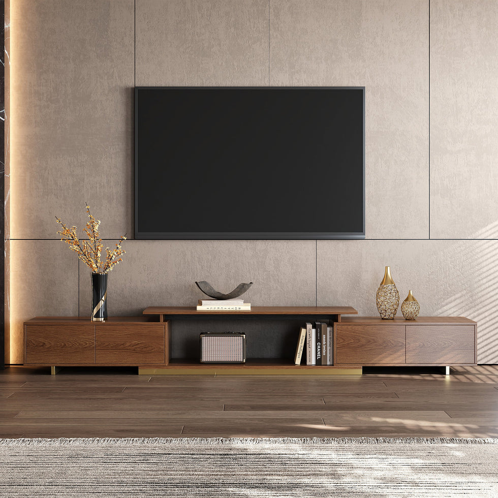 HMR - Mordelle Extendable TV Stand with Storage (63"-95")