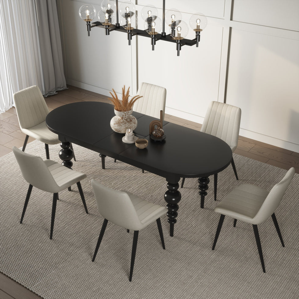 HMR - Dining Set 67"-79" Extendable Dining Table