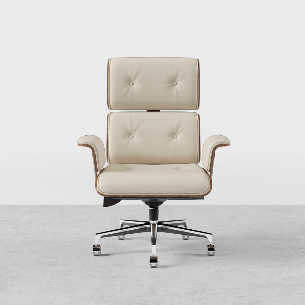 HMR - Modern Swivel Desk & Home Office Chair Set L-Shaped Rotating Desk Adjustable