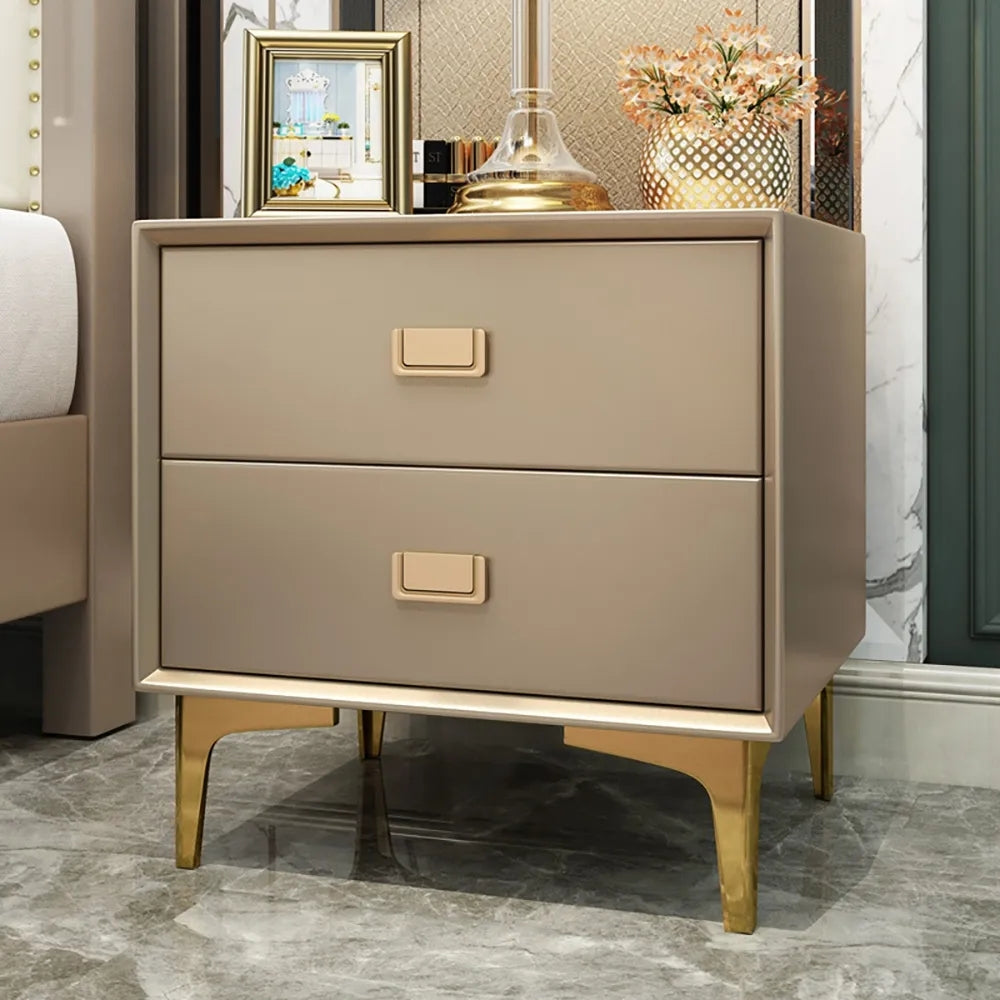 HMR - Modern 2-Drawer Nightstand