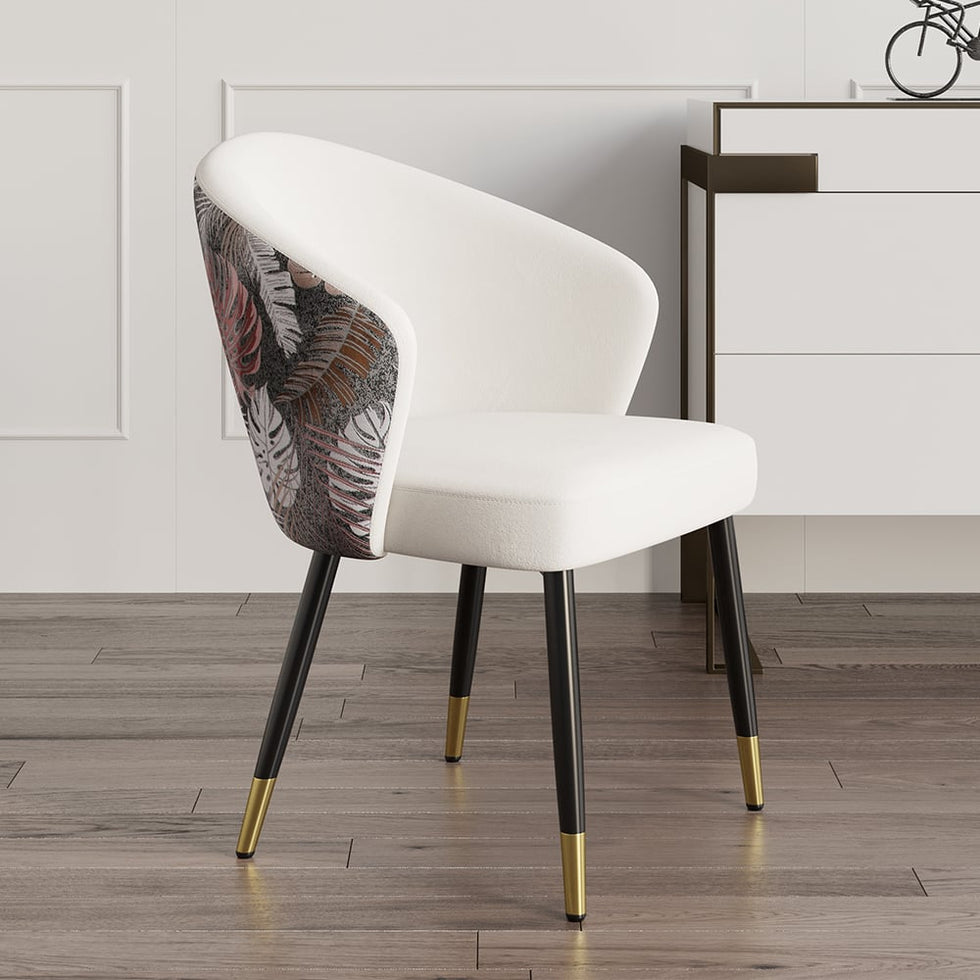 HMR - Modern Dining Chairs with Velvet Upholstery