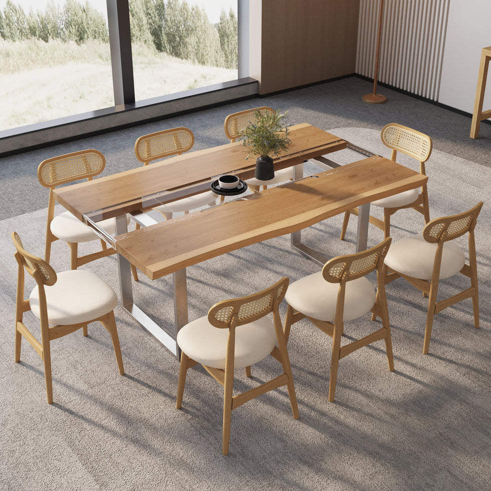 HMR - Dining Set 70.9" Rectangle Dining Table