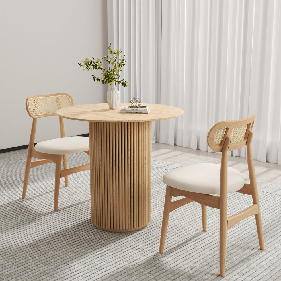 HMR - Dining Round Dining Table Natural