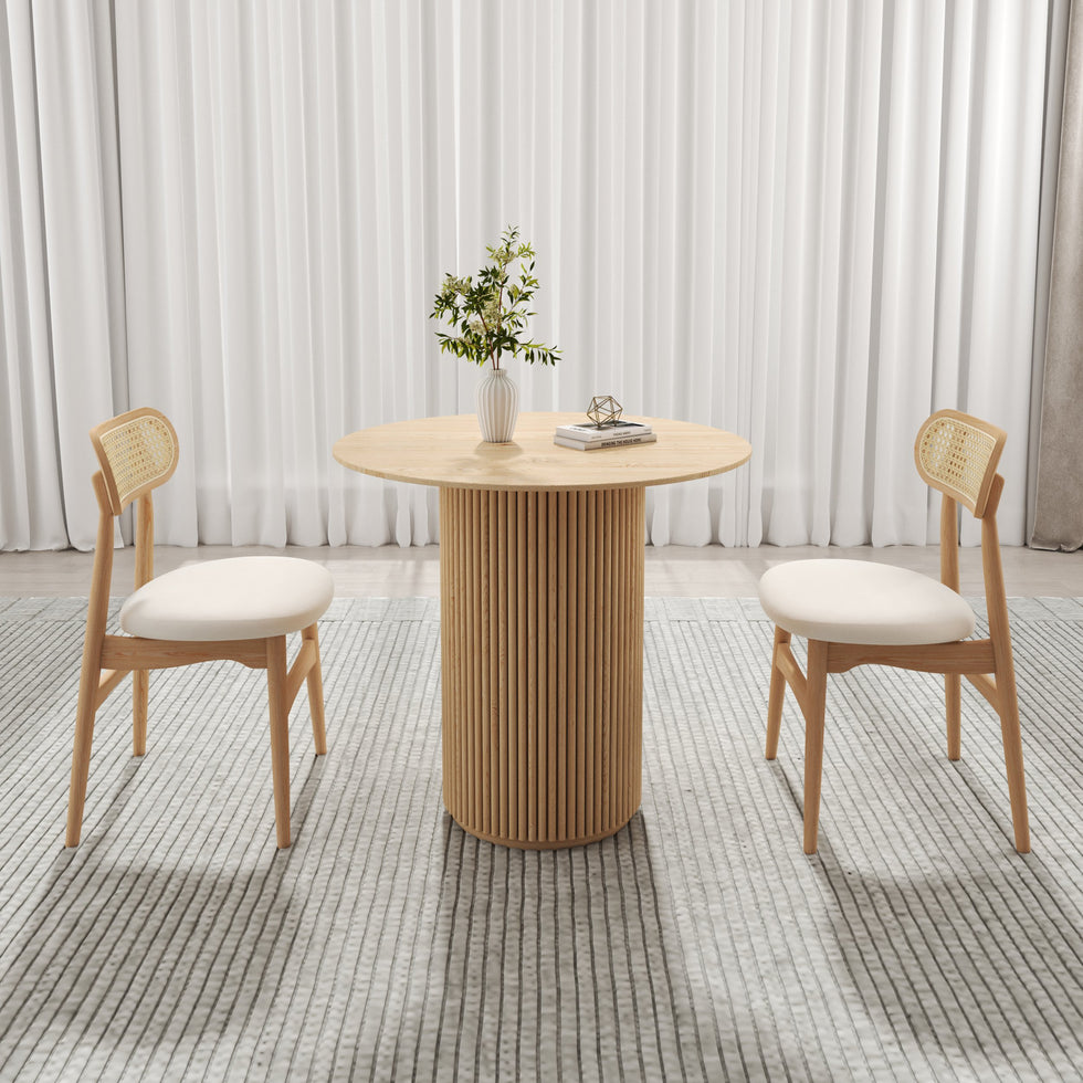 HMR - Dining Round Dining Table Natural