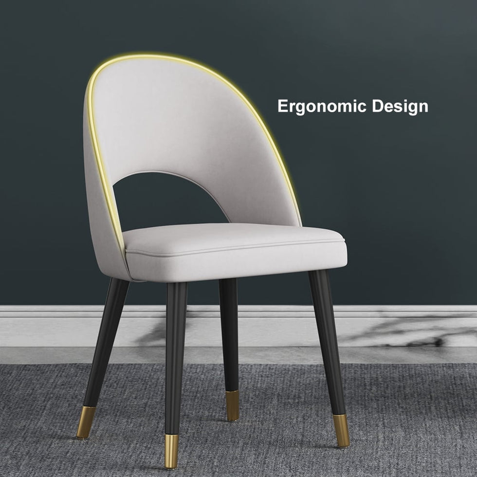 HMR - Dining Set Modern Round Wood Dining Table